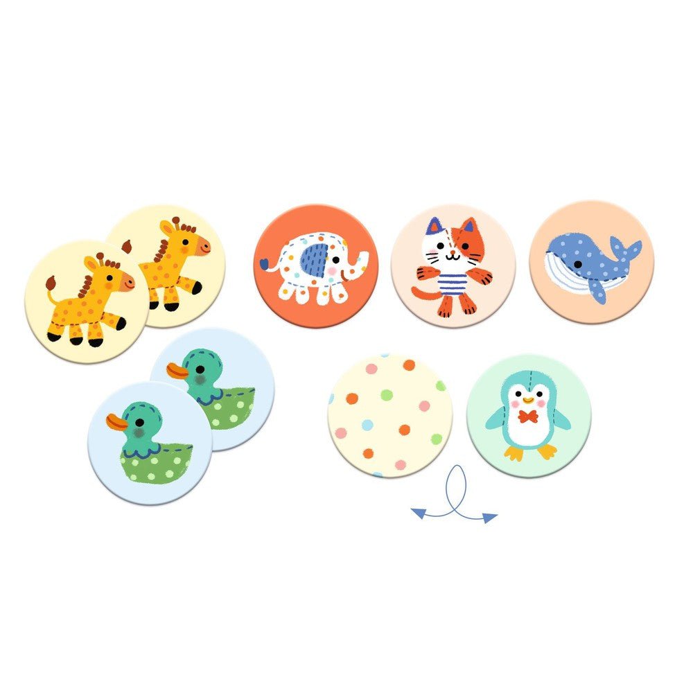 Mémo Doudous - Jeux éducatifs - Boutique LeoLudo - Djeco