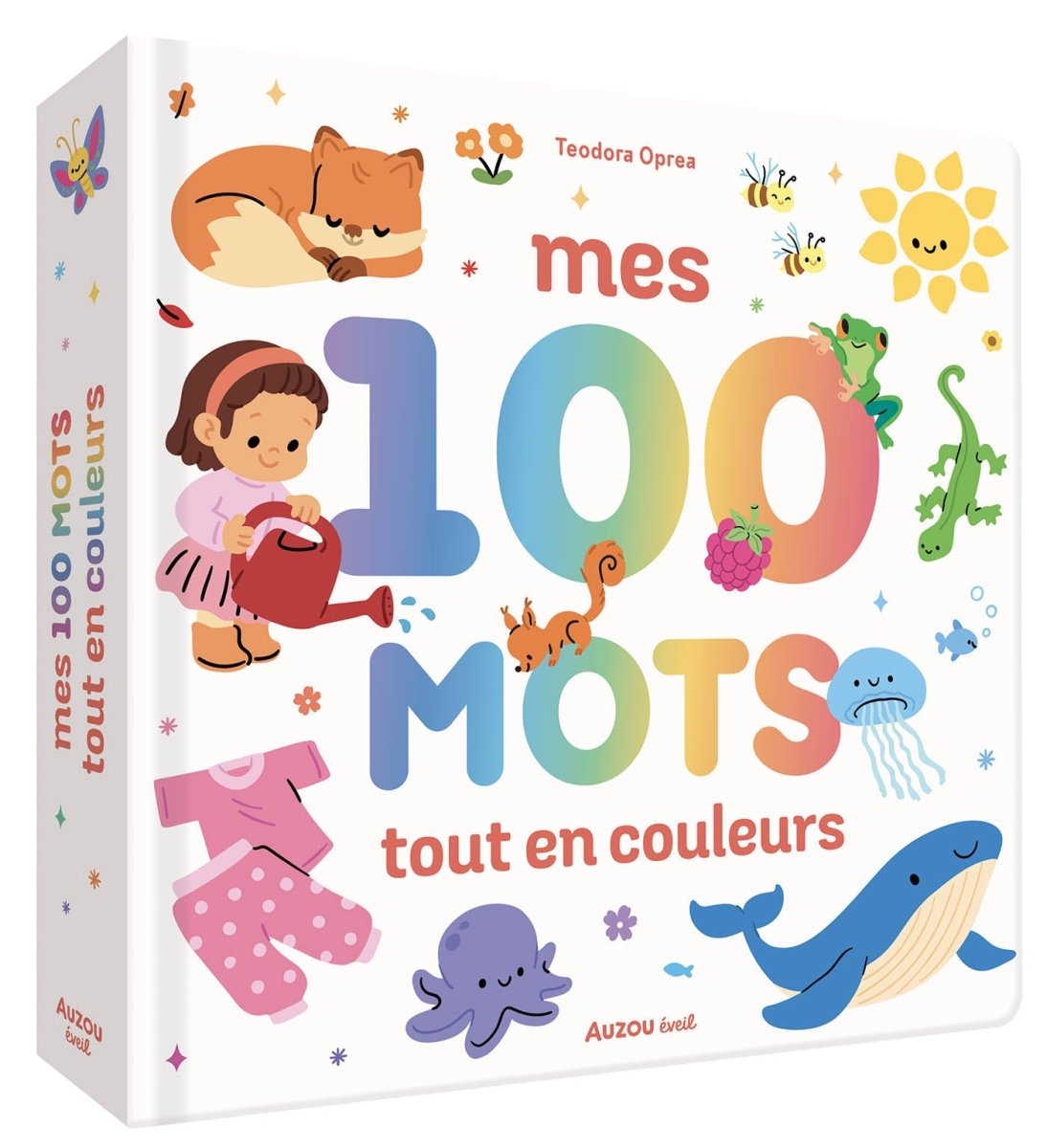 Mes 100 premiers mots tout en couleurs - Livres d'éveil - Boutique LeoLudo - Auzou