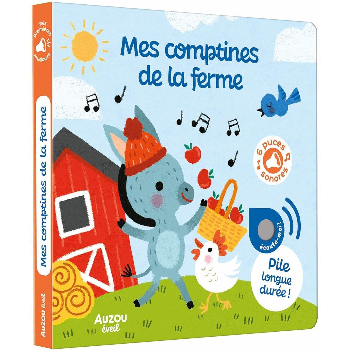 Mes comptines de la ferme - Livres d'éveil - Boutique LeoLudo - Auzou