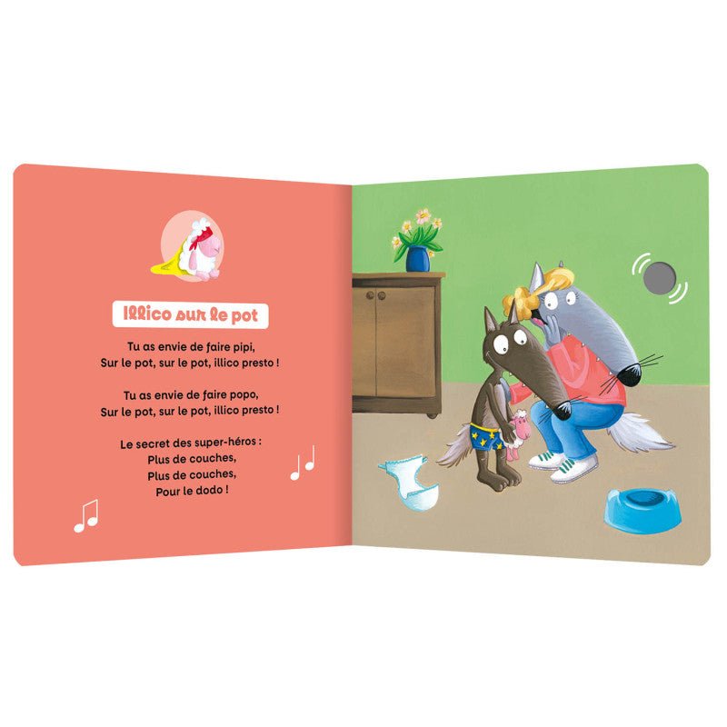 Mes comptines pour bien grandir avec P'tit Loup - Livres - Boutique LeoLudo - Auzou