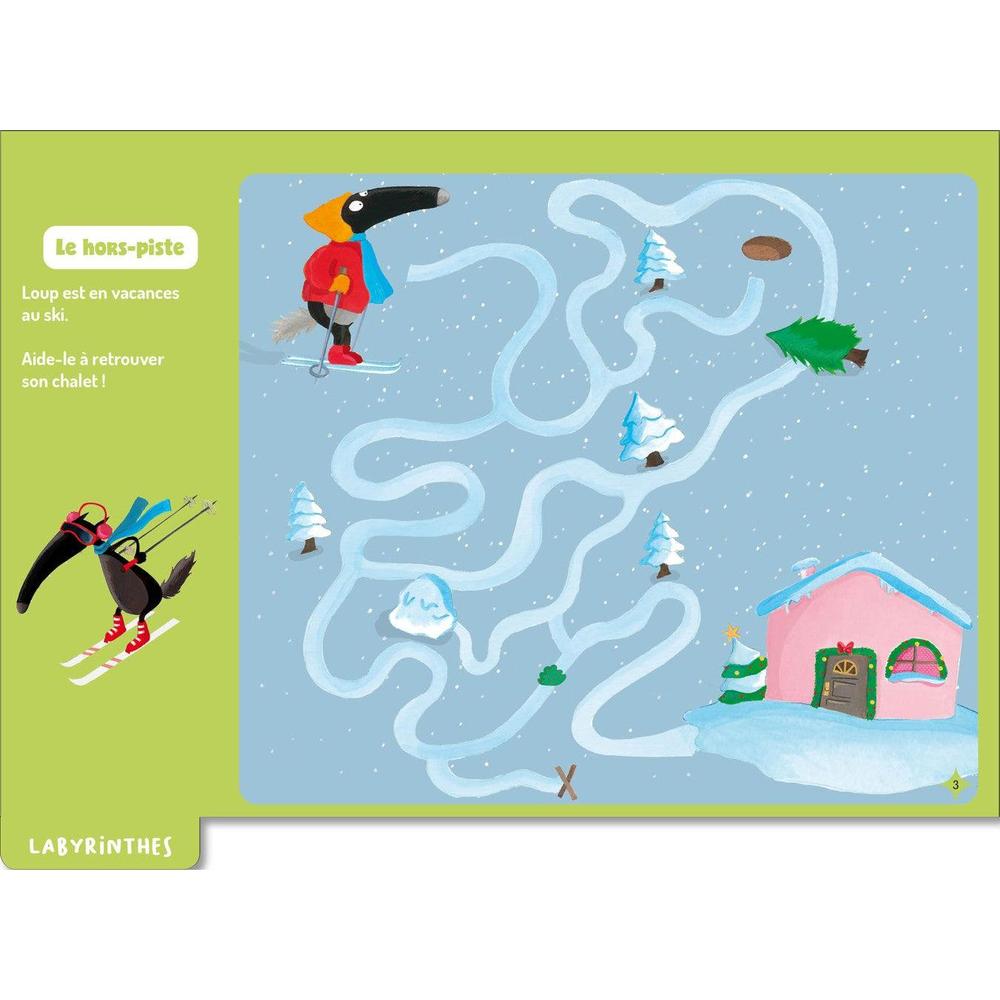 Mes jeux effaçables Loup - Spécial Noël -Livres- Boutique LeoLudo-Auzou