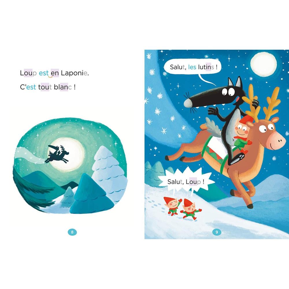 Mes lectures avec Loup: Mission Noël (niveau débutant) -Livres- Boutique LeoLudo-Auzou