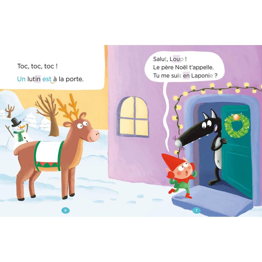 Mes lectures avec Loup: Mission Noël (niveau débutant) -Livres- Boutique LeoLudo-Auzou