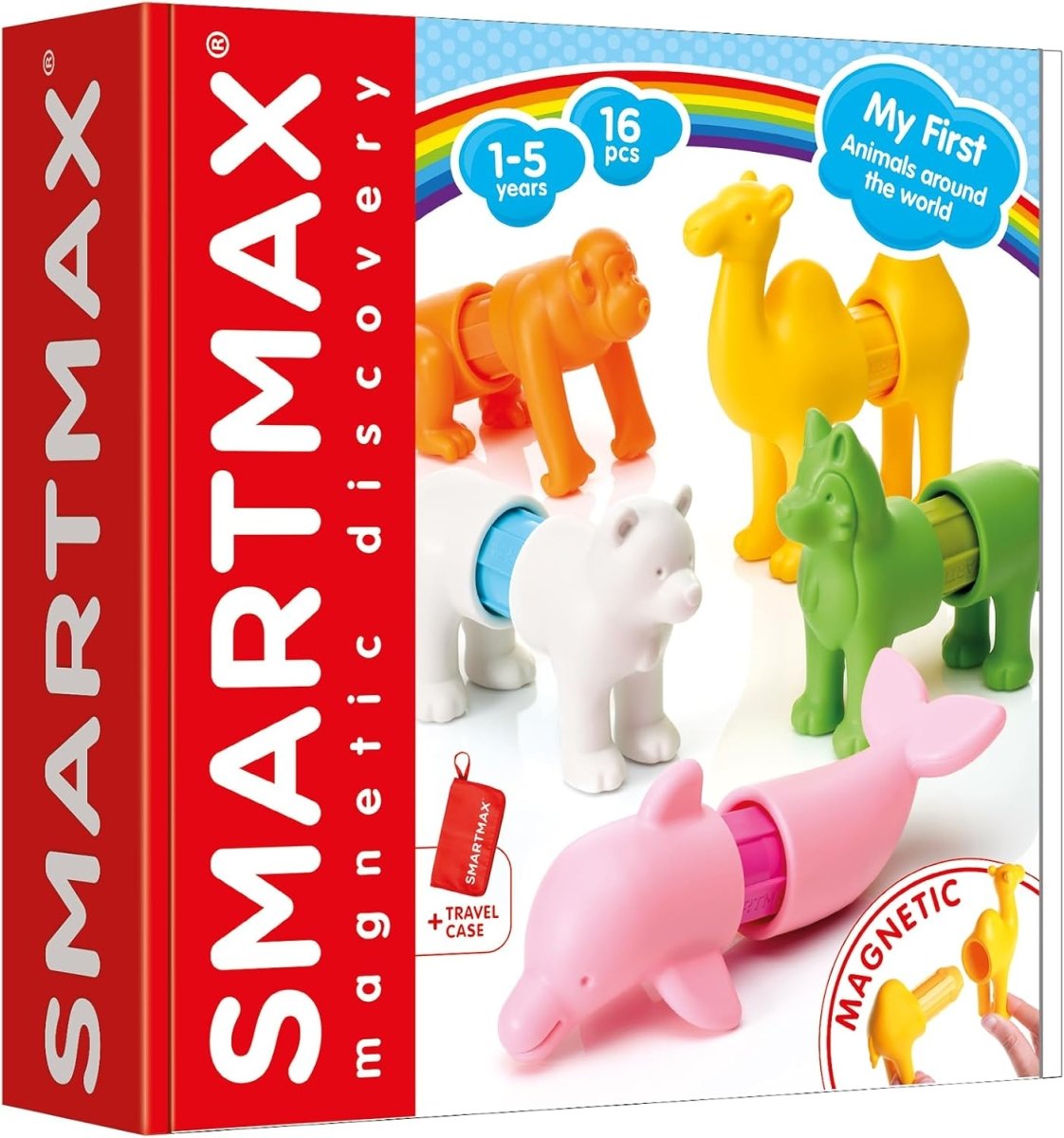 Mes premiers animaux autour du monde – Animaux magnétiques -Jeux magnétiques- Boutique LeoLudo-SmartMax
