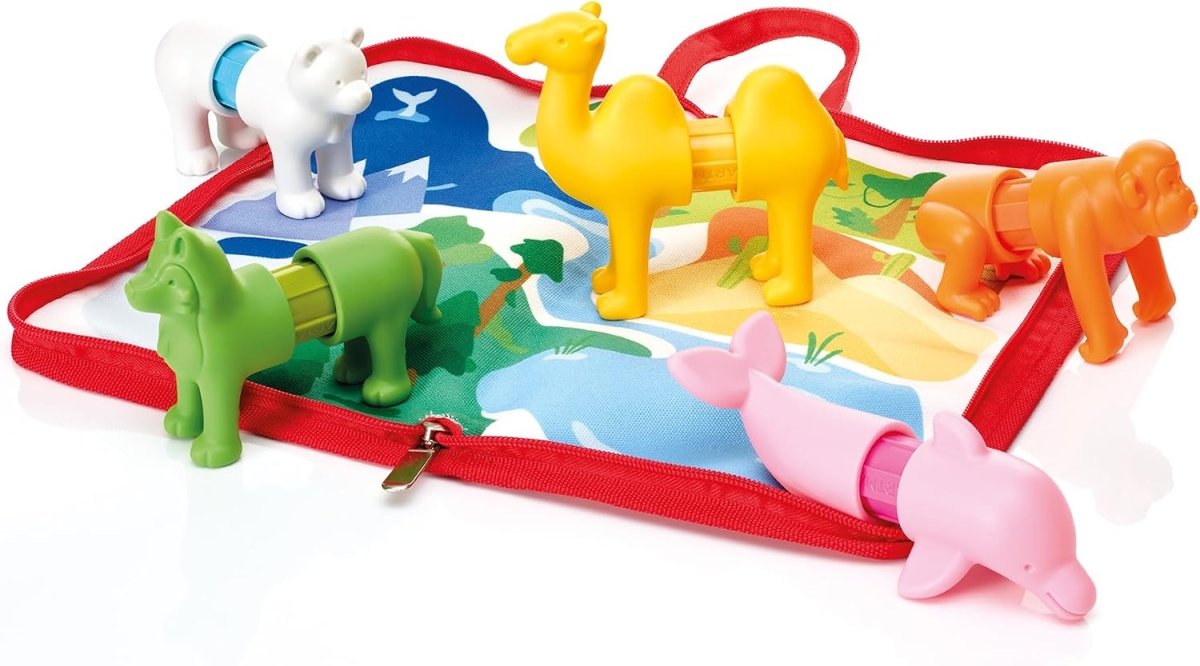 Mes premiers animaux autour du monde – Animaux magnétiques -Jeux magnétiques- Boutique LeoLudo-SmartMax