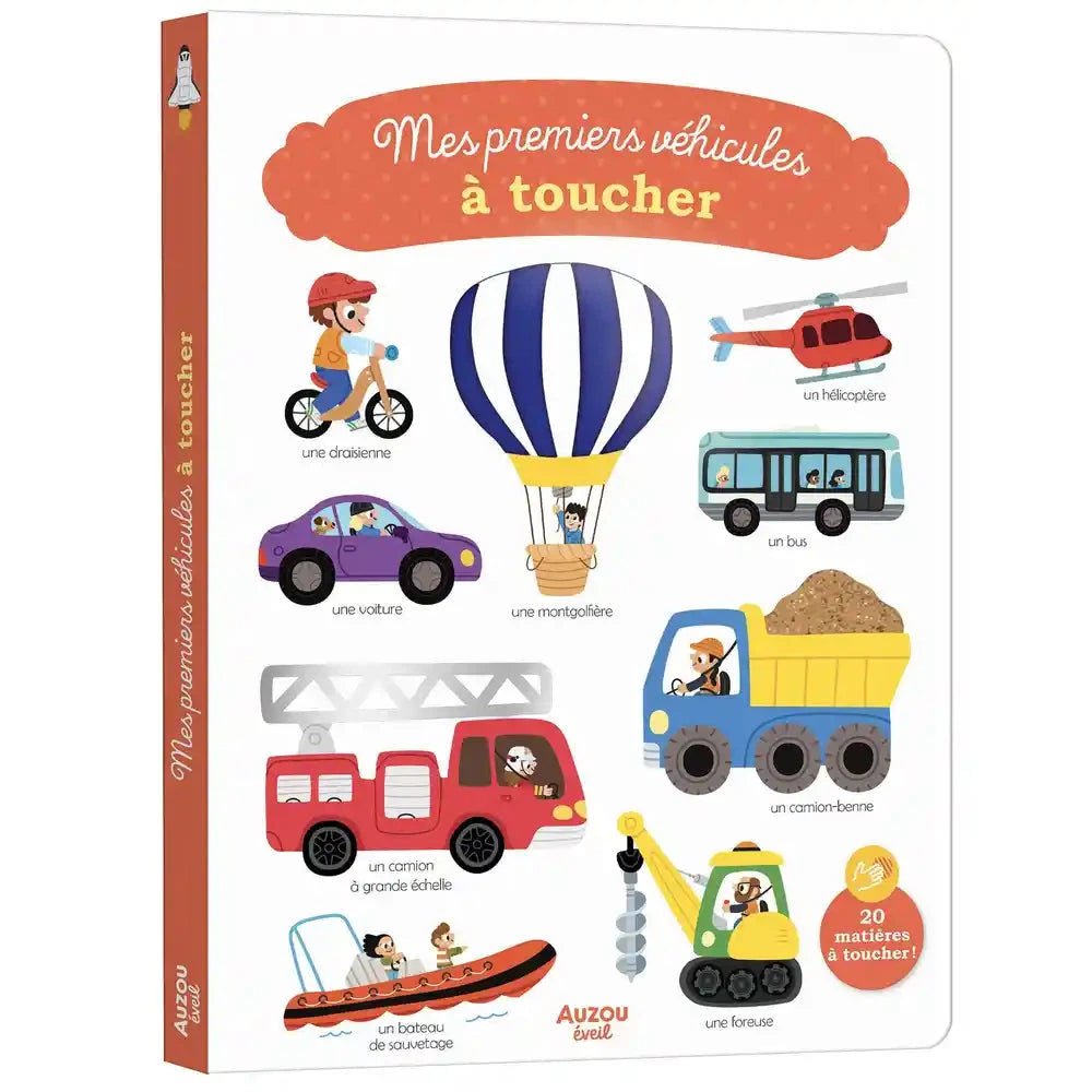 Mes premiers véhicules à toucher - Livres - Boutique LeoLudo - Auzou