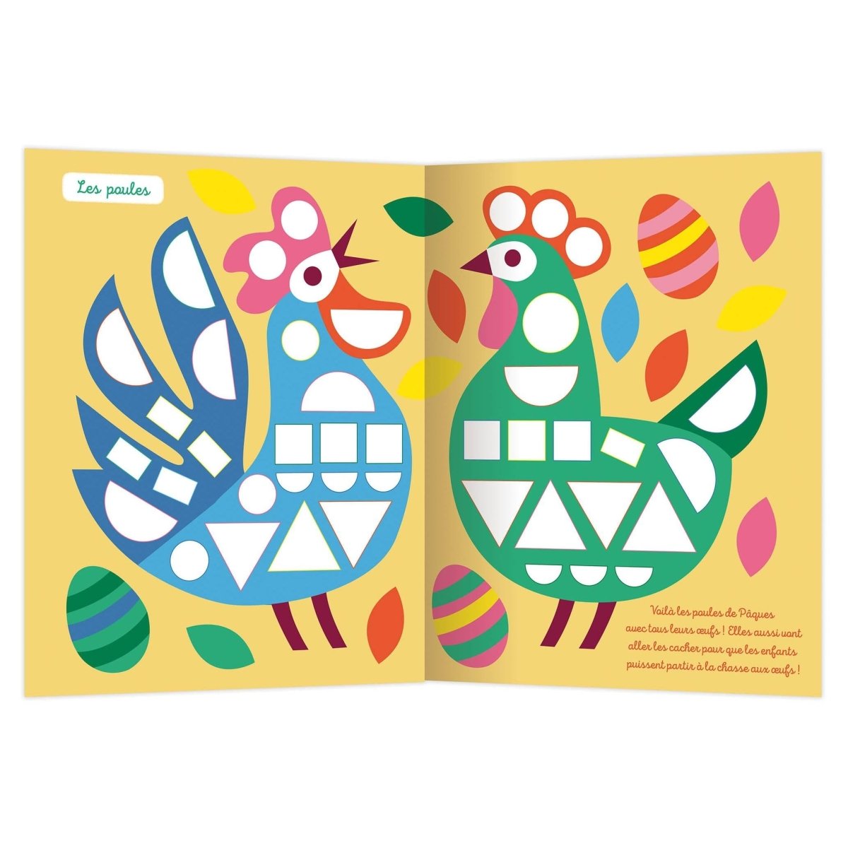 Mes tout premiers autocollants - 500 gommettes de formes Pâques - Cahiers d'activités - Boutique LeoLudo - Auzou