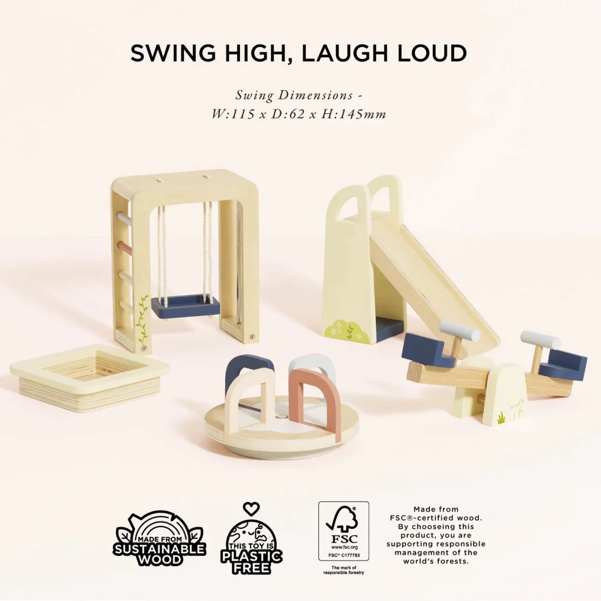 Meubles de jeu extérieurs pour maison de poupée - Ensembles de jeu - Boutique LeoLudo - Le Toy Van