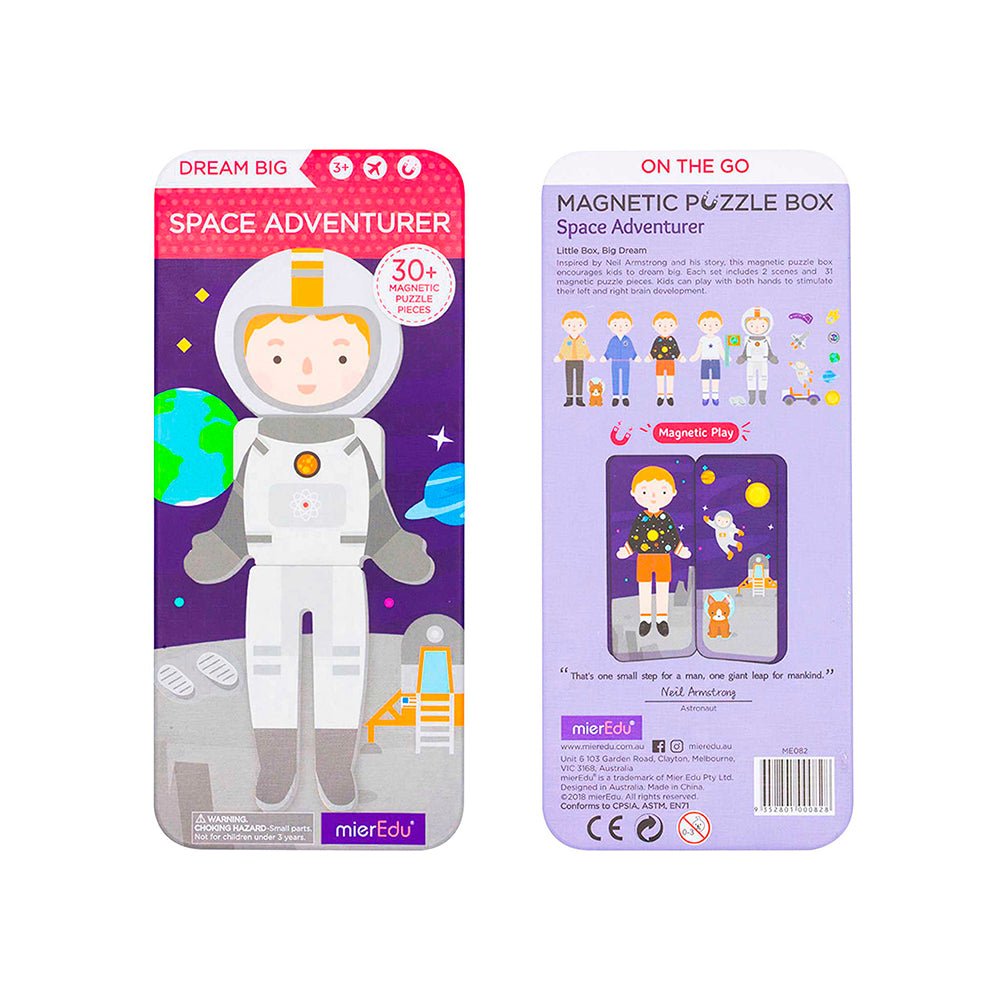 MierEdu - Boîte magnétique Explorateur spatial -Jeux magnétiques- Boutique LeoLudo-MierEdu