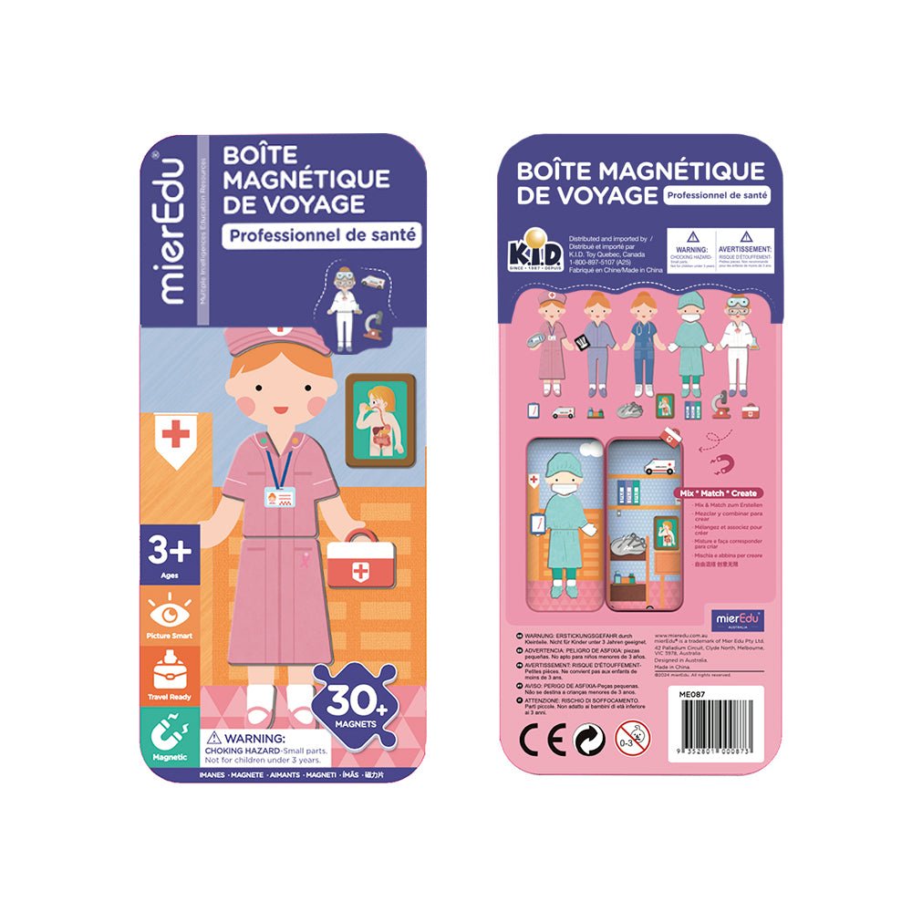 MierEdu - Boîte magnétique Pro Santé -Jeux magnétiques- Boutique LeoLudo-MierEdu