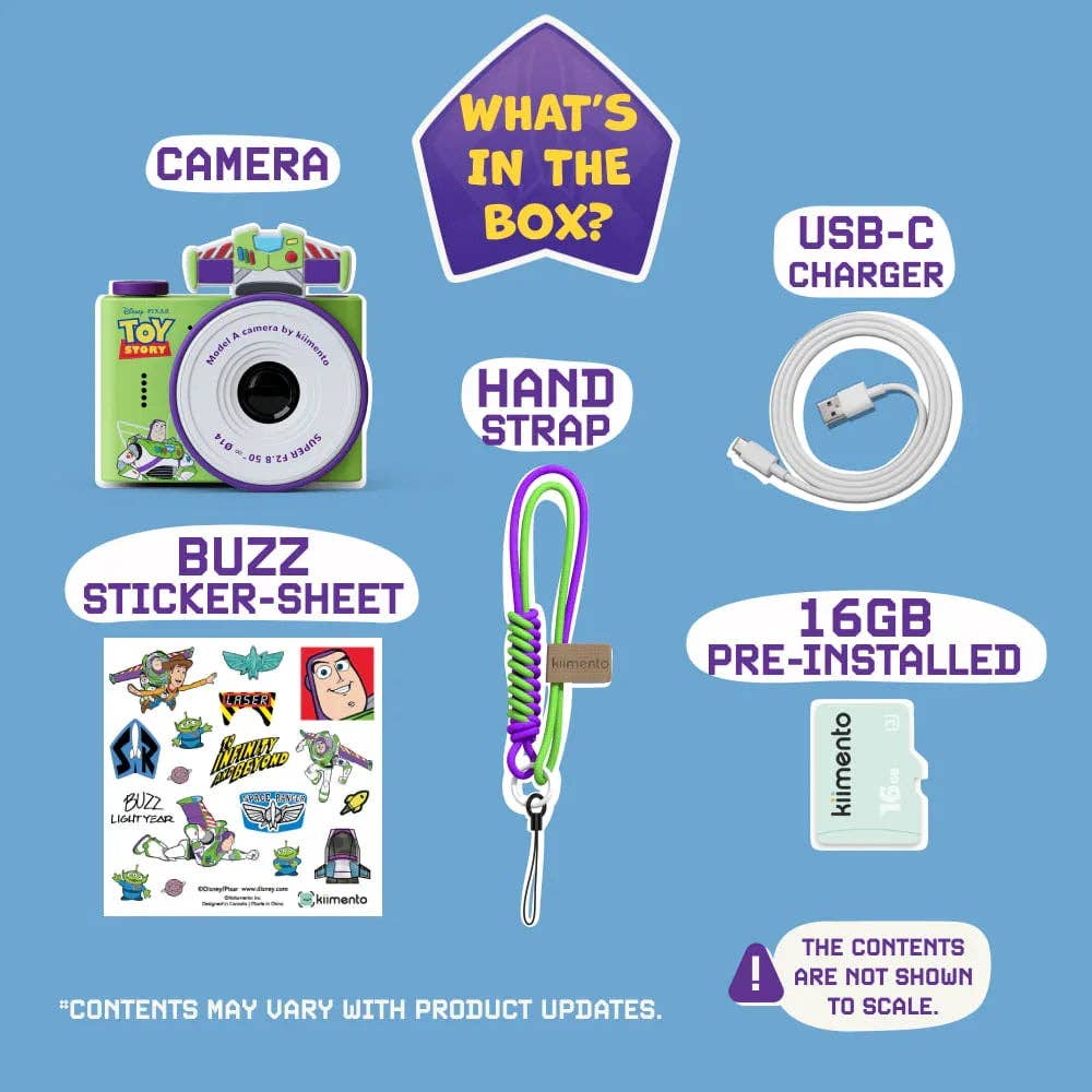 Mini appareil photo Disney Buzz Lightyear -Jeux électroniques- Boutique LeoLudo-kiimento (formerly Kidamento)