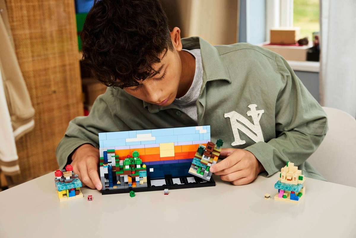 Mini Biomes – LEGO Minecraft (797 pcs) - Jeux de construction - Boutique LeoLudo - LEGO