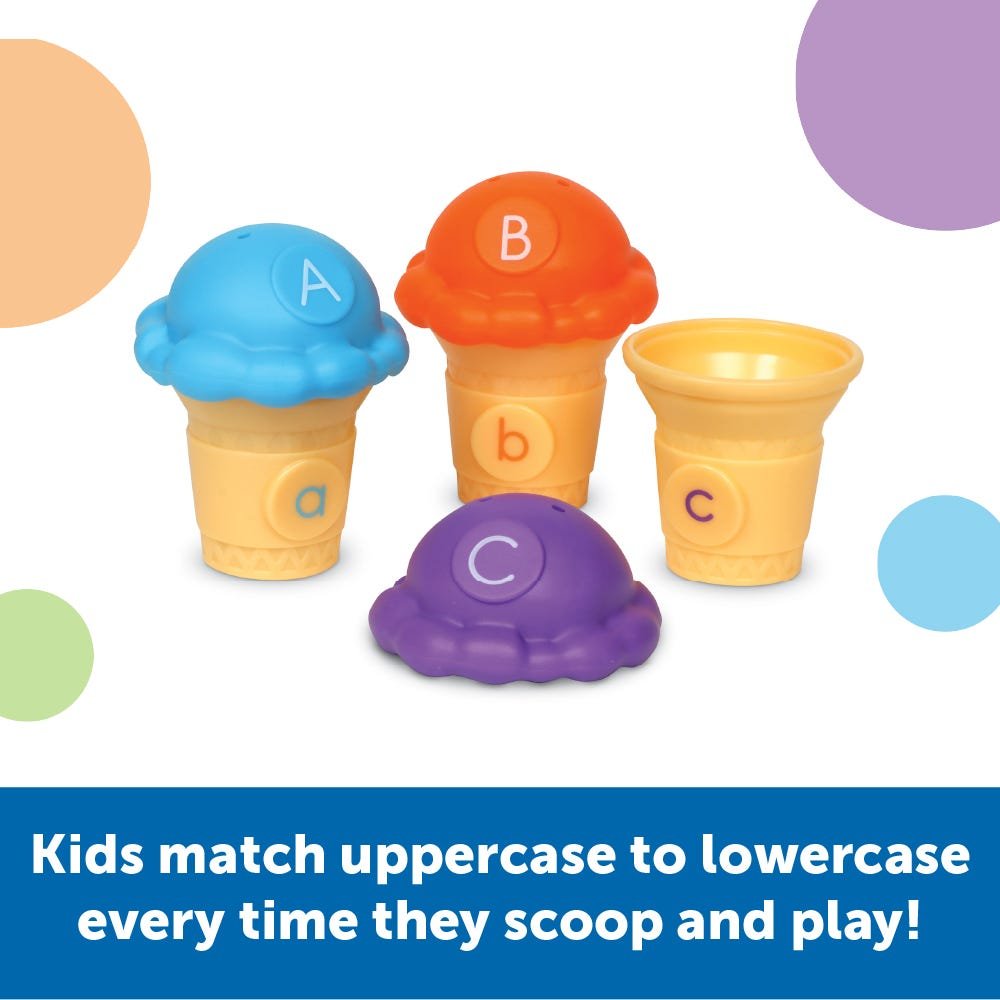 Mini cornets lettres de l'alphabet - Jeux éducatifs - Boutique LeoLudo - Learning Resources