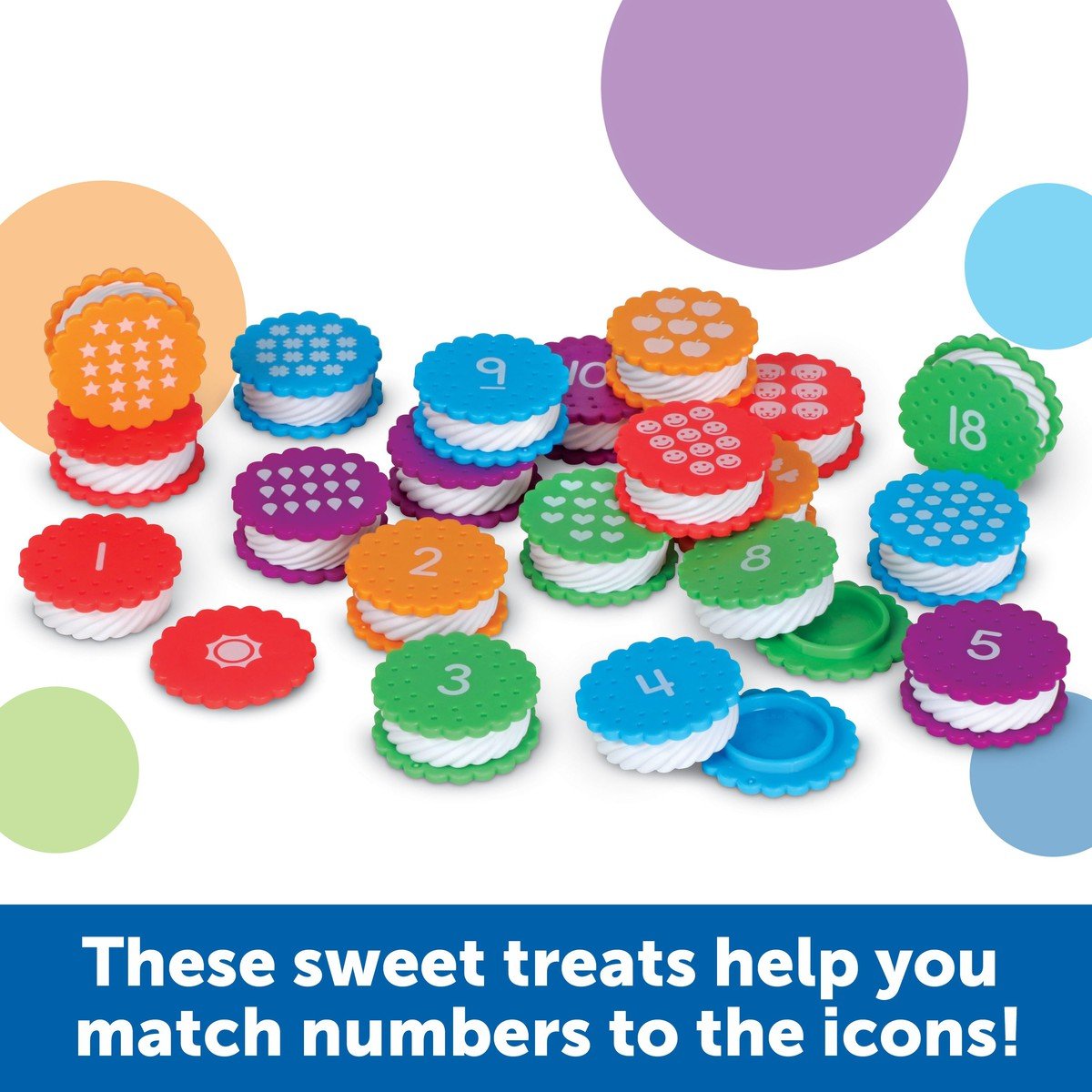 Mini friandises numérotées - Jeux éducatifs - Boutique LeoLudo - Learning Resources
