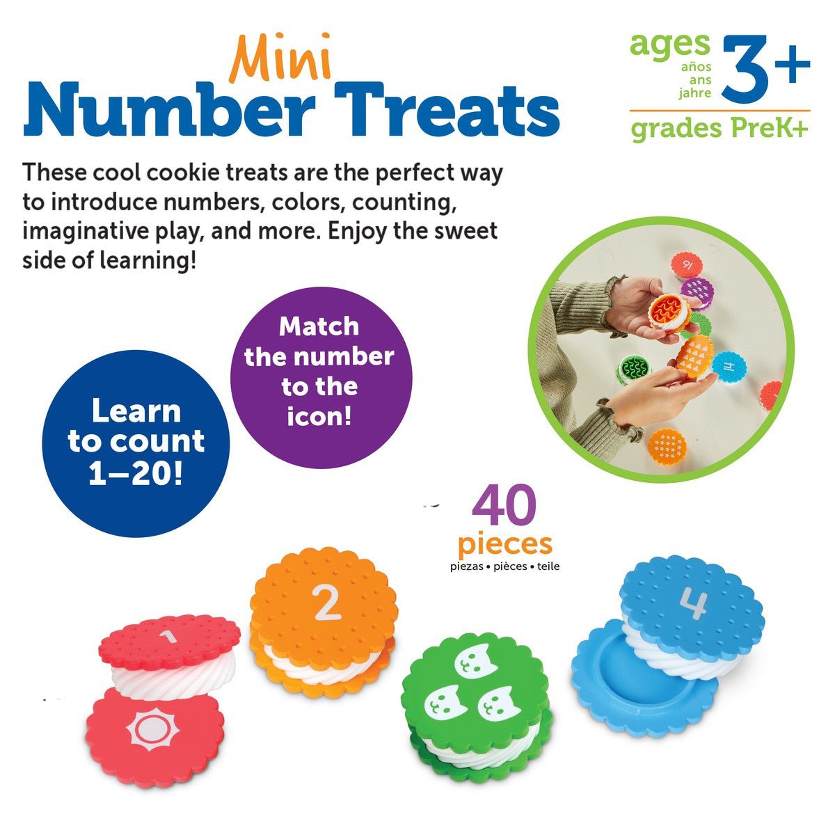 Mini friandises numérotées - Jeux éducatifs - Boutique LeoLudo - Learning Resources