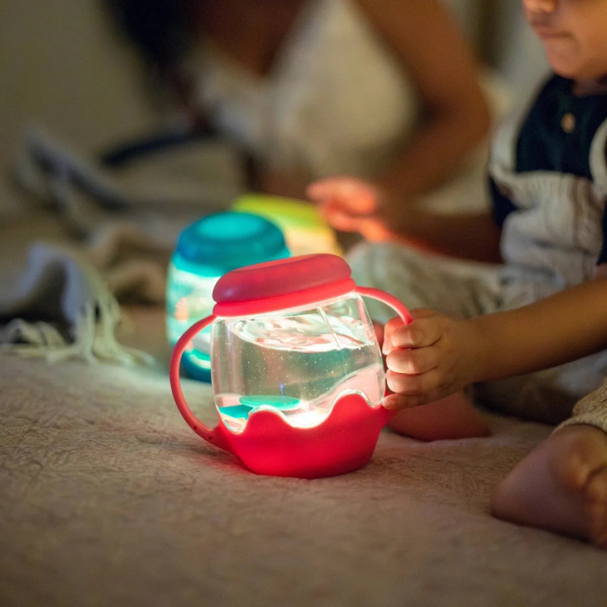 Mini Pot Sensoriel Lumineux Glo Pals - Jeux de motricité fine - Boutique LeoLudo - Glo Pals