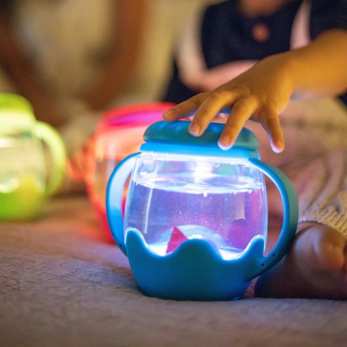Mini Pot Sensoriel Lumineux Glo Pals - Jeux de motricité fine - Boutique LeoLudo - Glo Pals