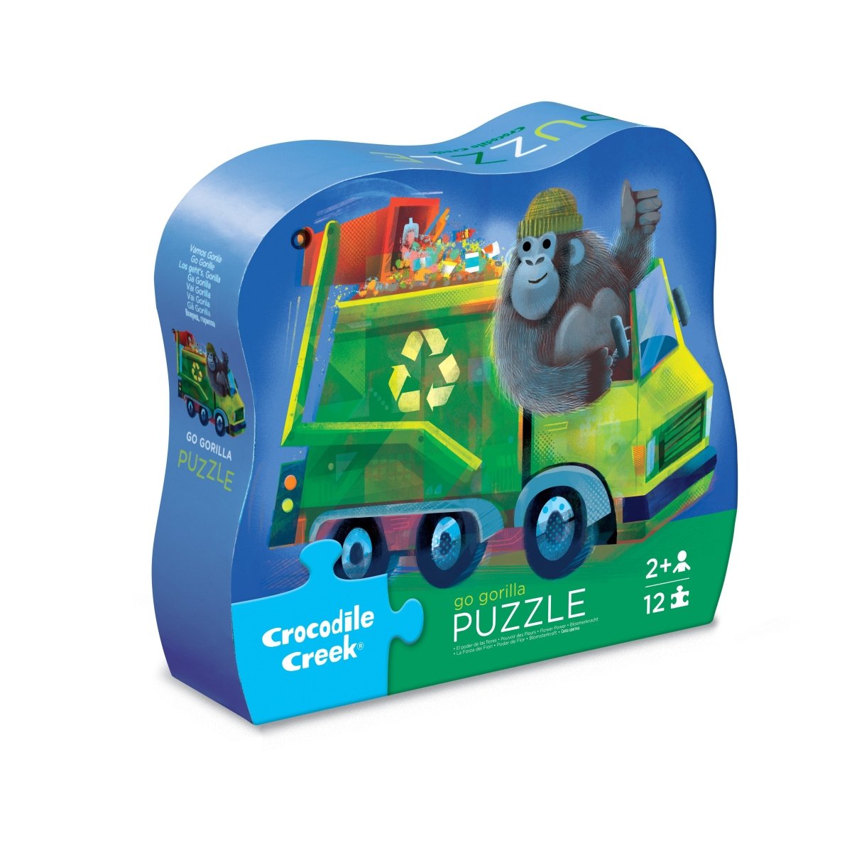Mini puzzle 12 pièces – Go Gorilla! - Casse - têtes - Boutique LeoLudo - Crocodile Creek