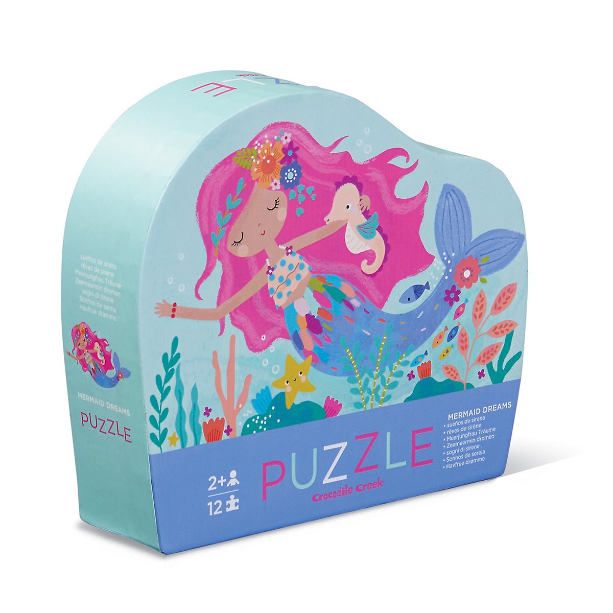 Mini Puzzle - Rêves de sirène (12 pcs) - Casse - têtes - Boutique LeoLudo - Crocodile Creek