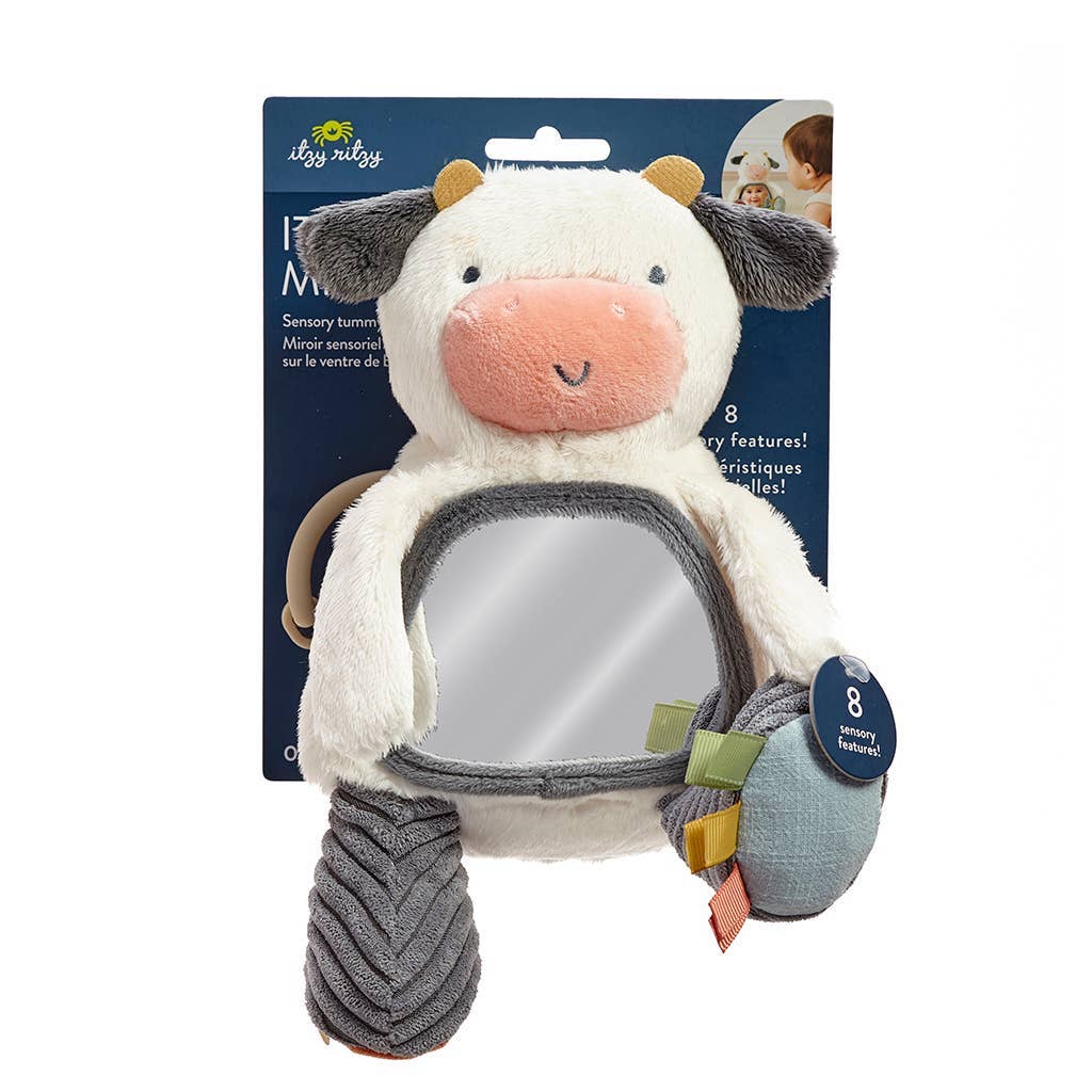 Miroir d’éveil sensoriel bébé – Itzy Bitzy Mirror™ Carmen la vache - Jouets d'éveil - Boutique LeoLudo - Itzy Ritzy Canada