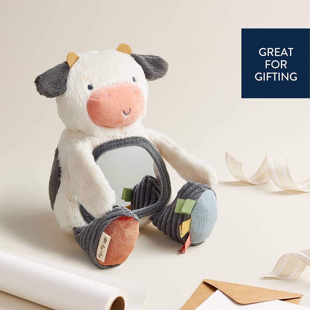 Miroir d’éveil sensoriel bébé – Itzy Bitzy Mirror™ Carmen la vache - Jouets d'éveil - Boutique LeoLudo - Itzy Ritzy Canada