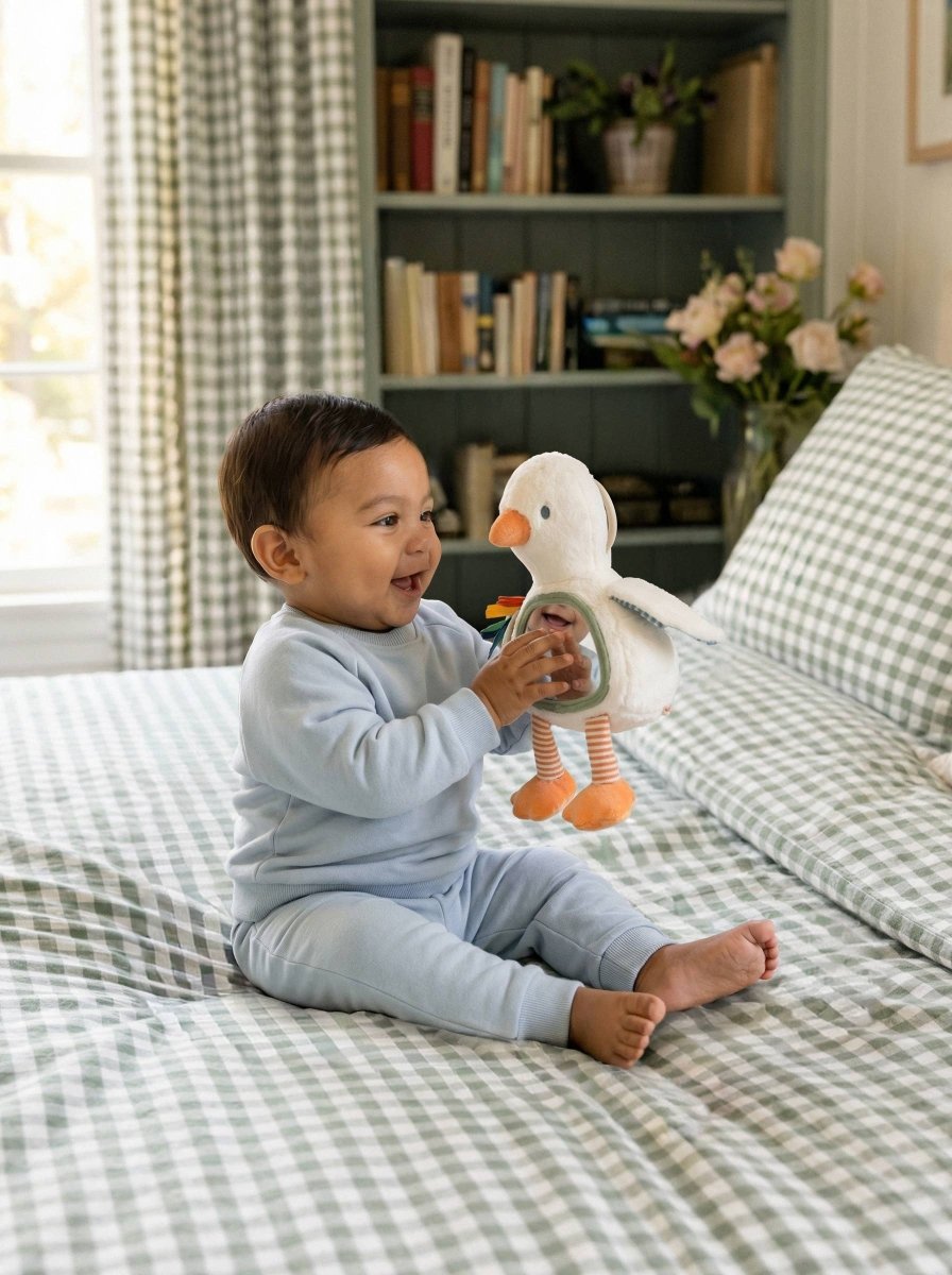 Miroir sensoriel pour le temps sur le ventre - Itzy Ritzy -Jouets d'éveil- Boutique LeoLudo-Itzy Ritzy Canada