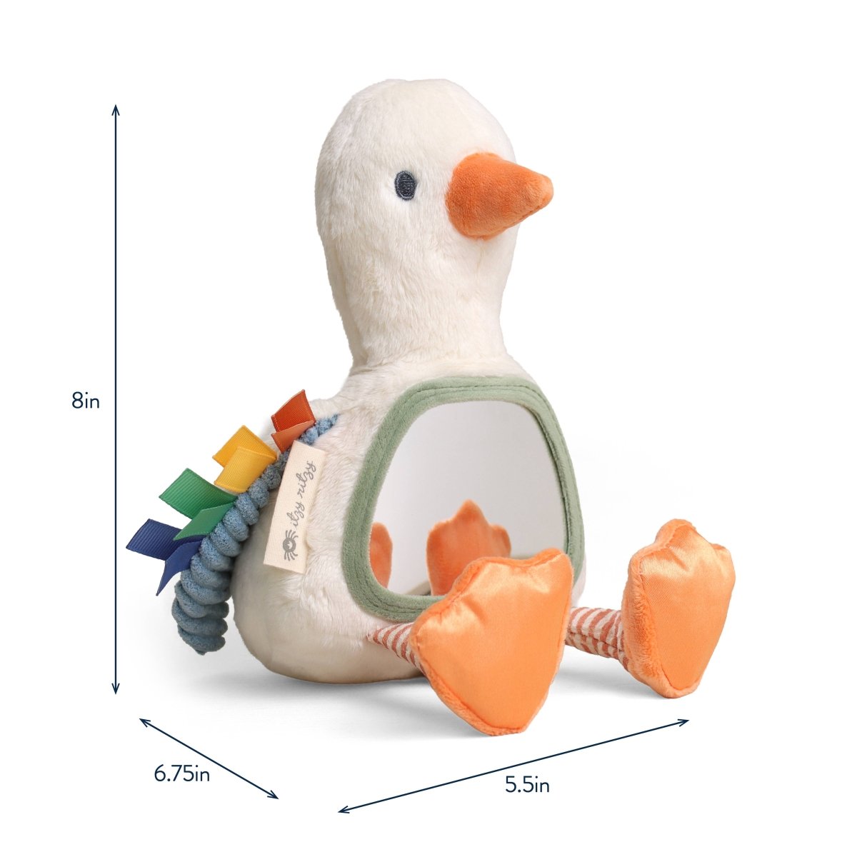 Miroir sensoriel pour le temps sur le ventre - Itzy Ritzy -Jouets d'éveil- Boutique LeoLudo-Itzy Ritzy Canada