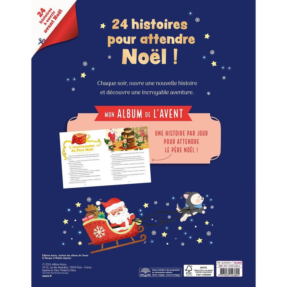Mon album de l'Avent -Livres- Boutique LeoLudo-Auzou