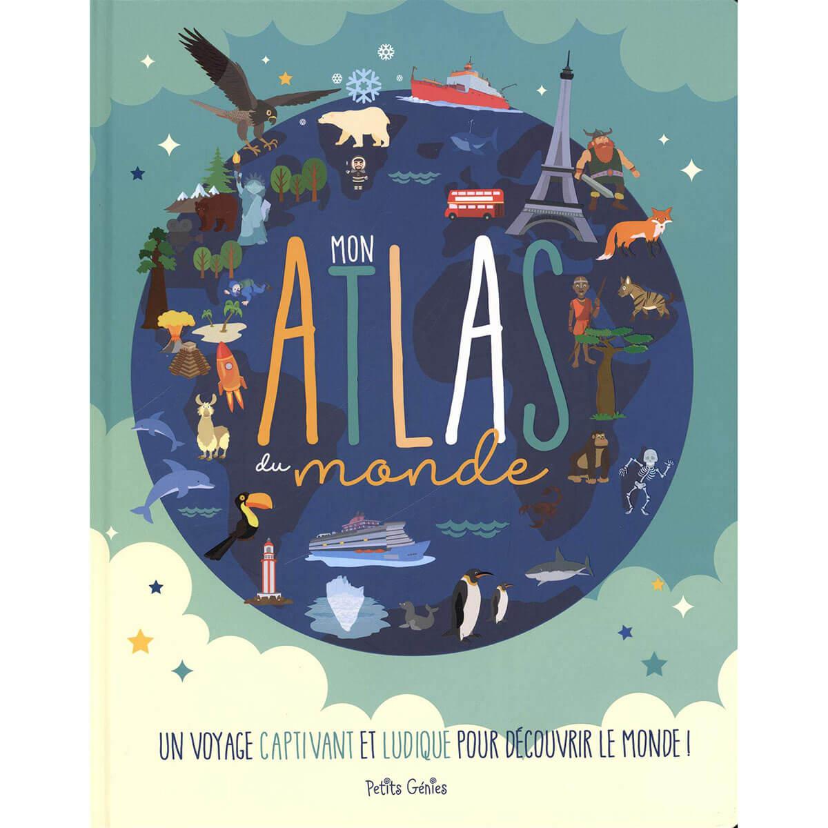 Mon atlas du monde - Livres - Boutique LeoLudo - Petits Génies