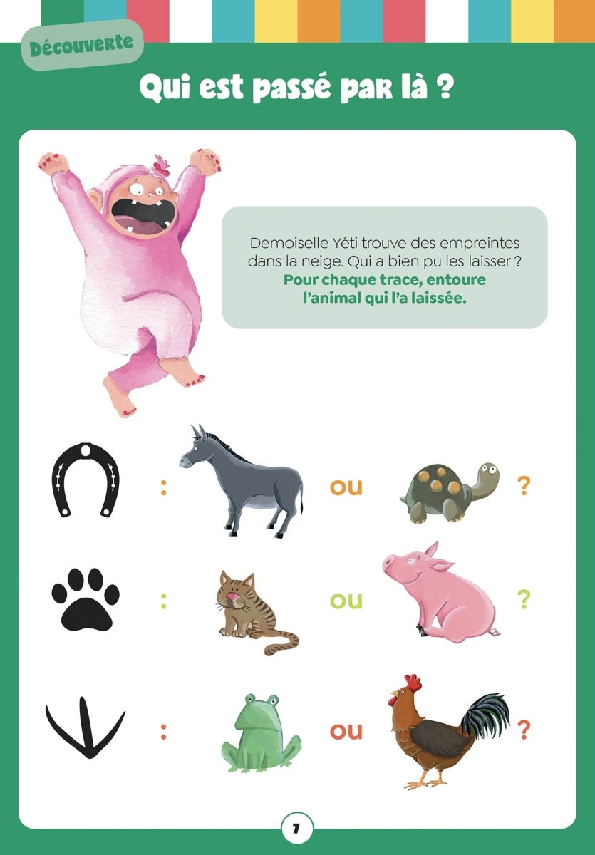 Mon bloc d'activités Loup – Maternelle -Cahiers d'activités- Boutique LeoLudo-Auzou