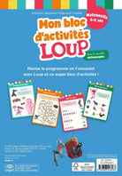 Mon bloc d'activités Loup – Maternelle -Cahiers d'activités- Boutique LeoLudo-Auzou