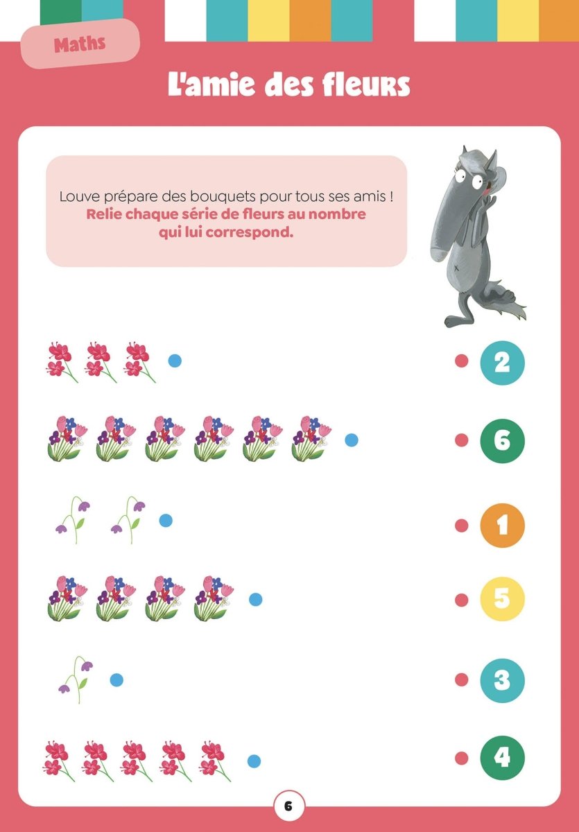 Mon bloc d'activités Loup – Maternelle -Cahiers d'activités- Boutique LeoLudo-Auzou