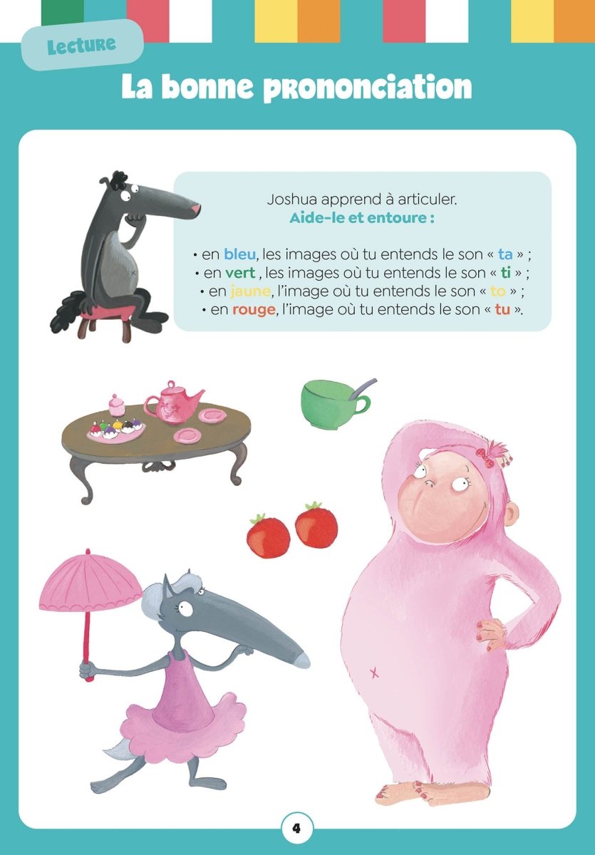 Mon bloc d'activités Loup – Maternelle -Cahiers d'activités- Boutique LeoLudo-Auzou
