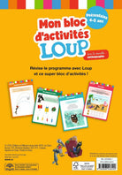 Mon bloc d'activités Loup – Préscolaire -Cahiers d'activités- Boutique LeoLudo-Auzou