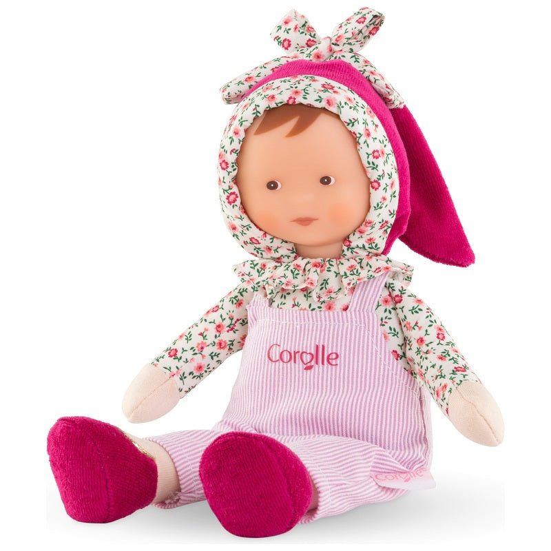 Mon doudou Corolle - Miss Chic Rose grenadine (25 cm) -Poupées- Boutique LeoLudo-Corolle