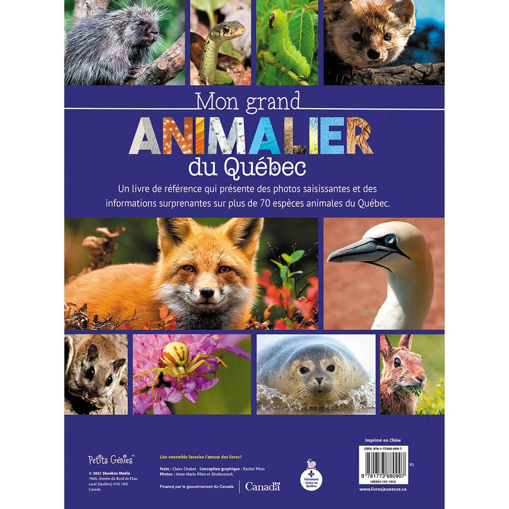 Mon grand animalier du Québec-Petits Génies-Boutique LeoLudo