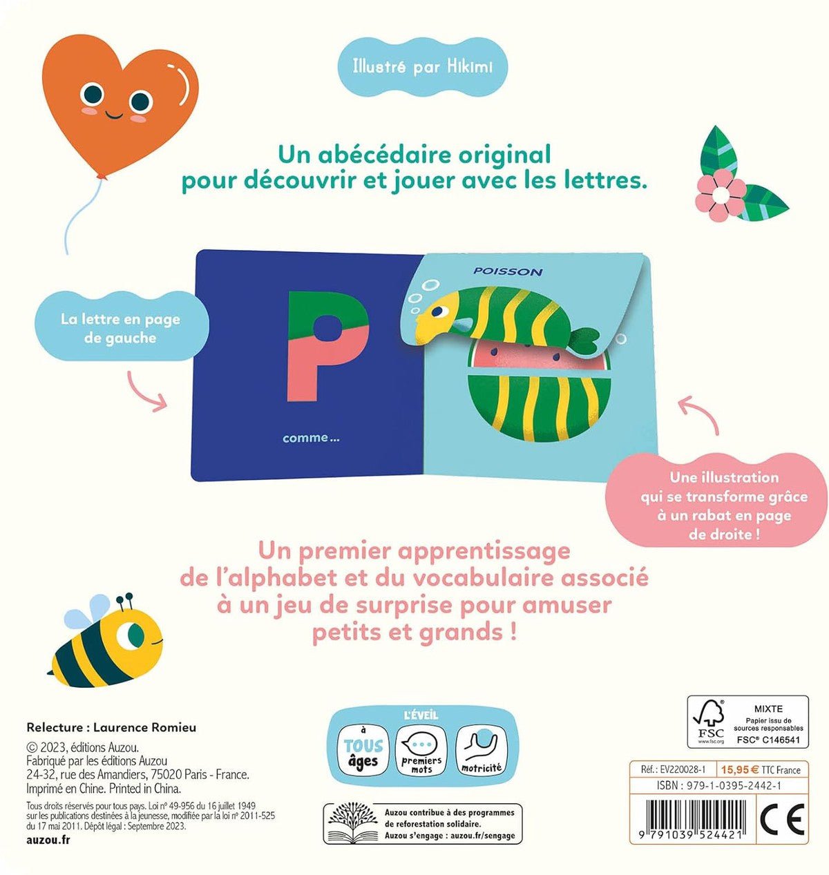 Mon premier abécédaire - ABC surprise! - Livres - Boutique LeoLudo - Auzou