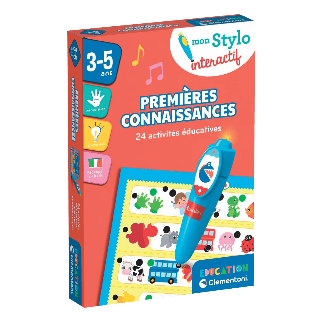 Mon stylo interactif – Premières connaissances -Jeux éducatifs- Boutique LeoLudo-Clementoni