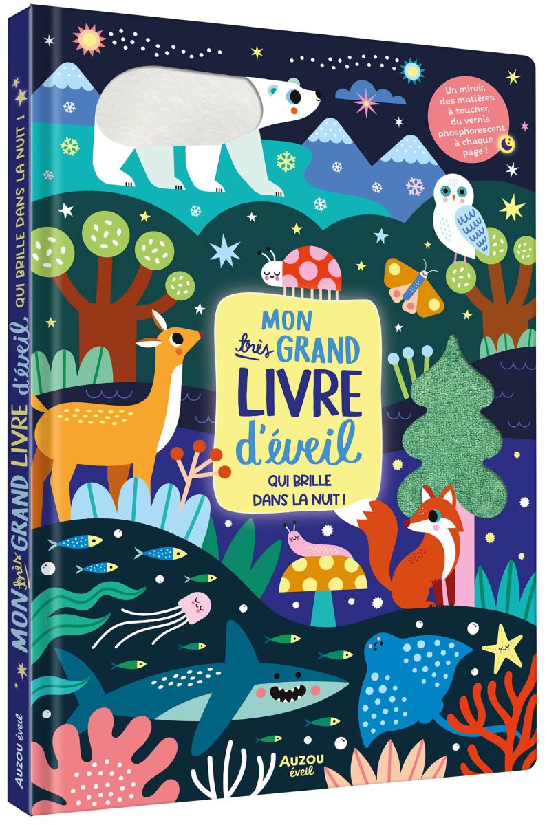 Mon très grand livre d'éveil qui brille dans le noir -Livres d'éveil- Boutique LeoLudo-Auzou