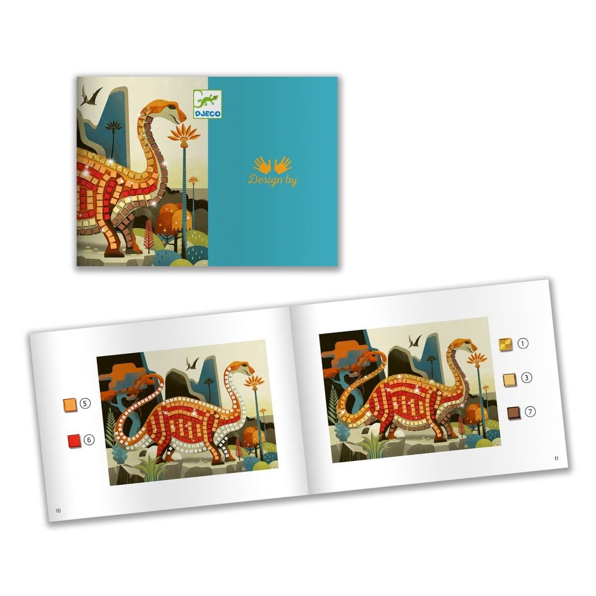 Mosaïques - Dinosaures - Art & bricolage - Boutique LeoLudo - Djeco