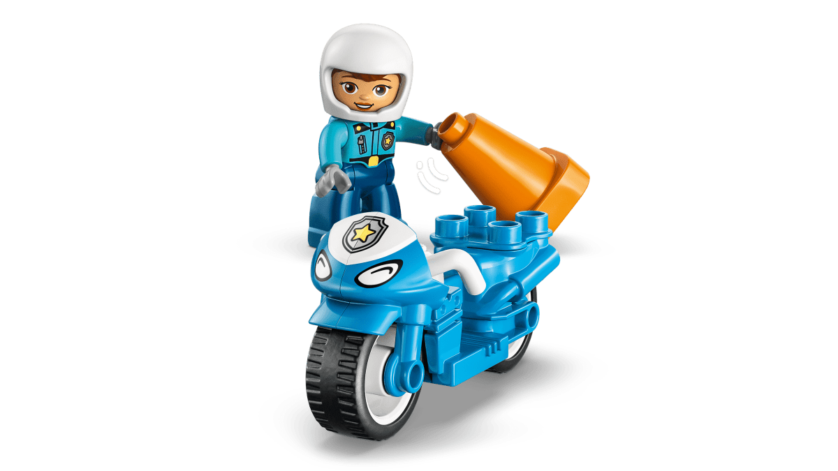 Moto de police bleue – LEGO DUPLO (11 pcs) - Ensembles de jeu - Boutique LeoLudo - LEGO