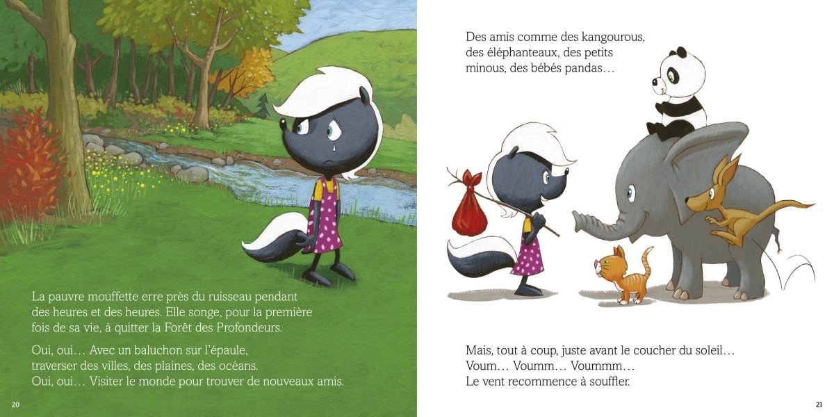 Mouffie la mouffette - Bonne fête ! - Livres - Boutique LeoLudo - Auzou