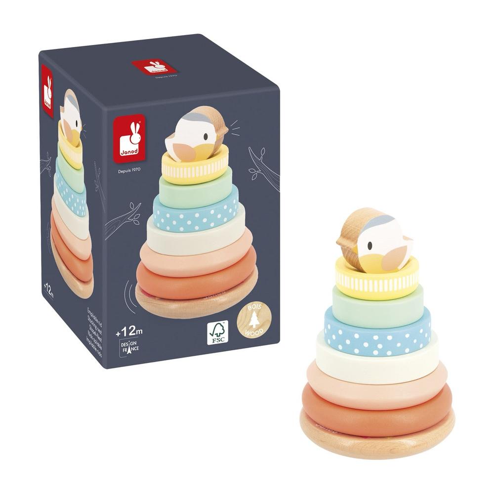 Nid à empiler Pure - Jouets à trier & empiler - Boutique LeoLudo - Janod