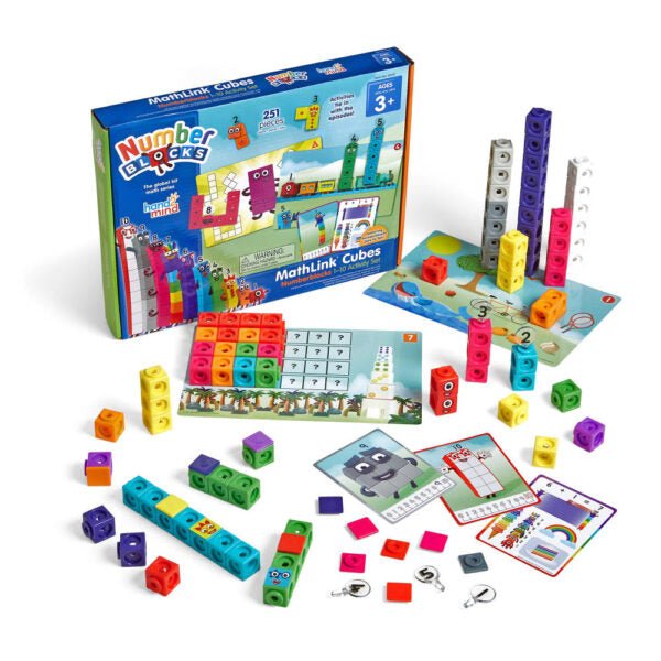 Numberblocks MathLink Cubes 1 - 10 – Ensemble d’activités mathématiques (anglais) - Jeux éducatifs - Boutique LeoLudo - hand2mind