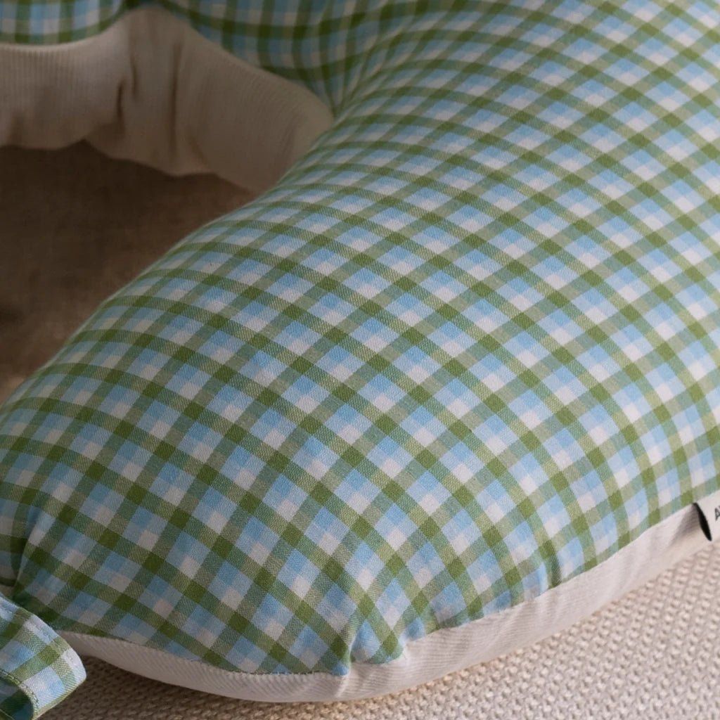 Oreiller d'allaitement Greenhouse Gingham -Allaitement- Boutique LeoLudo-Avery Row