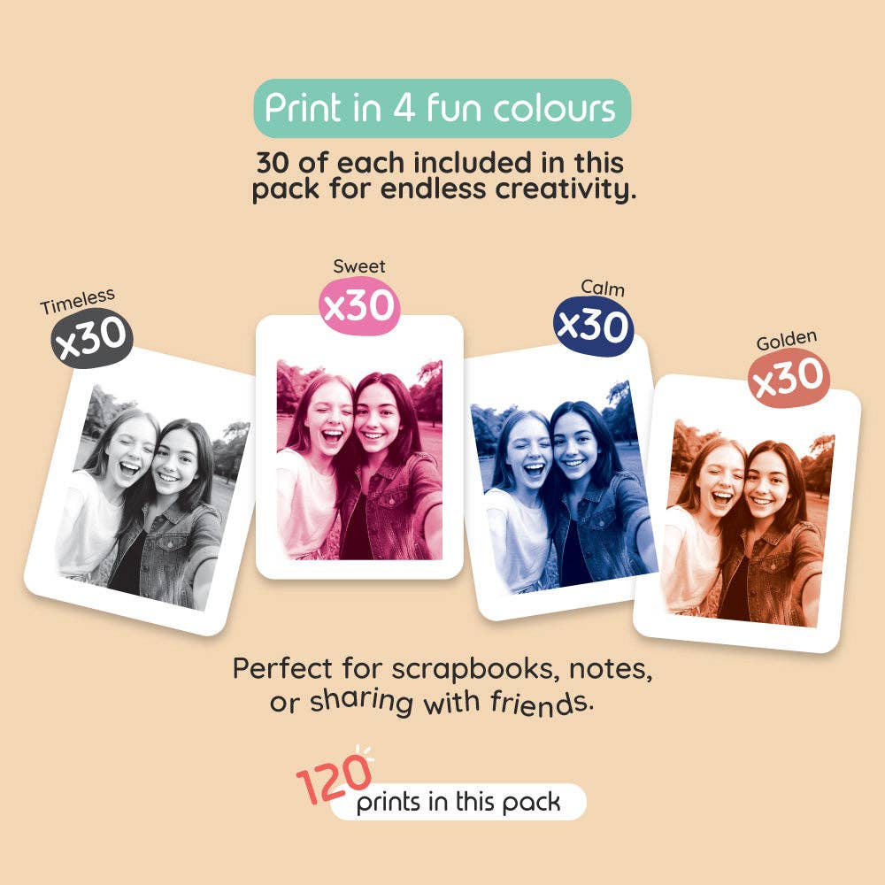 Pack de 120 impressions pour caméra P2 – kiimento - Jeux électroniques - Boutique LeoLudo - kiimento (formerly Kidamento)