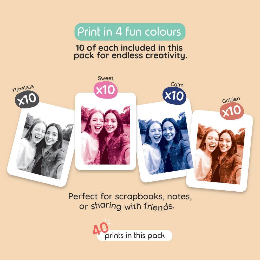 Pack de 40 impressions pour caméra P2 – kiimento - Jeux électroniques - Boutique LeoLudo - kiimento (formerly Kidamento)