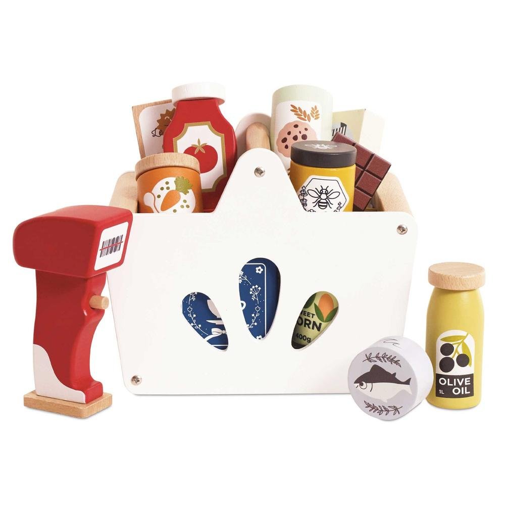 Panier d'épicerie complet et scanner Honeybake - Jouets d'imitation - Boutique LeoLudo - Le Toy Van