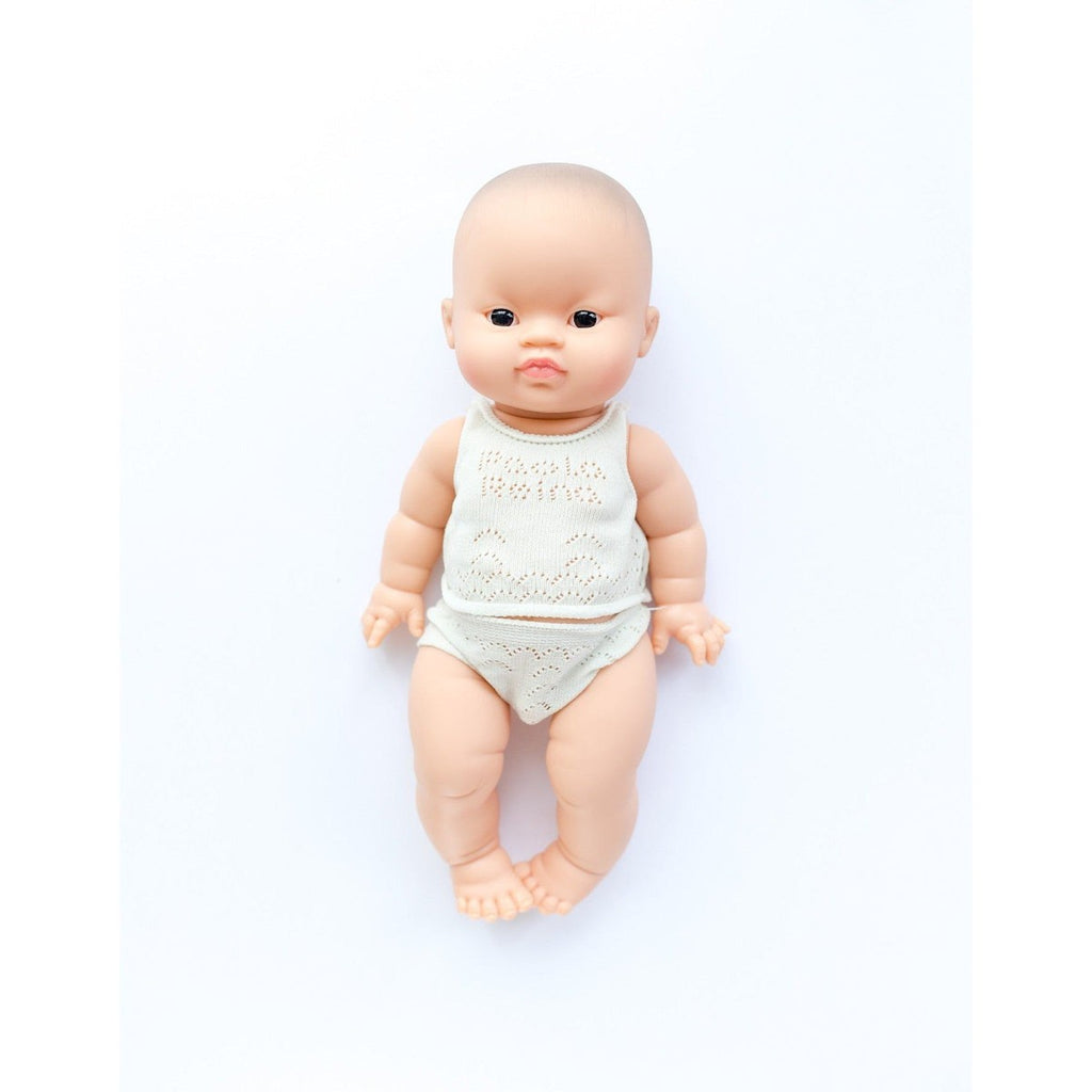 Poupée bébé Gordis en pyjama - Henry aux yeux bruns-Paola Reina-Boutique LeoLudo