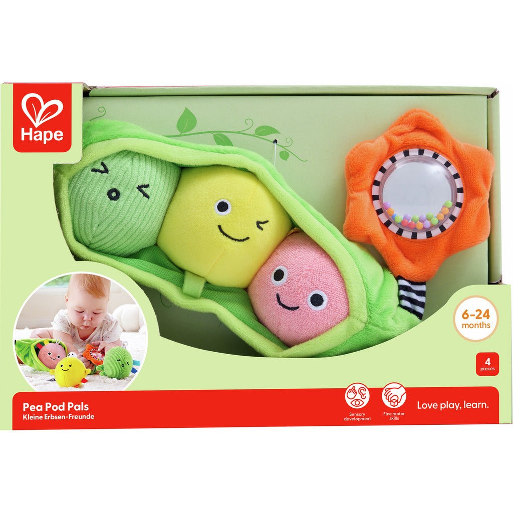Pea Pod Pals – Jouet Sensoriel Bébé - Jouets d'éveil - Boutique LeoLudo - Hape